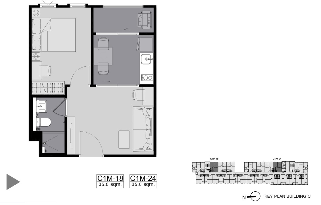 Rhythm Ekkamai Estate Floor Plan 12 14th Ideal Property